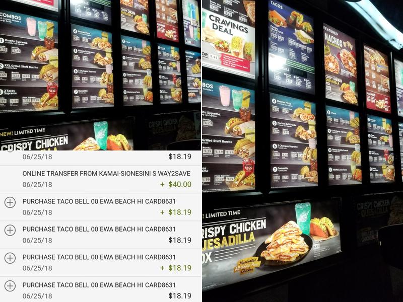 Taco Bell Menu