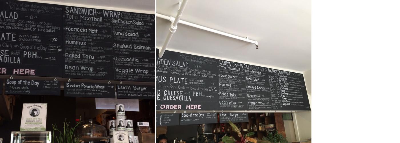 Twisted Tree Cafe Menu