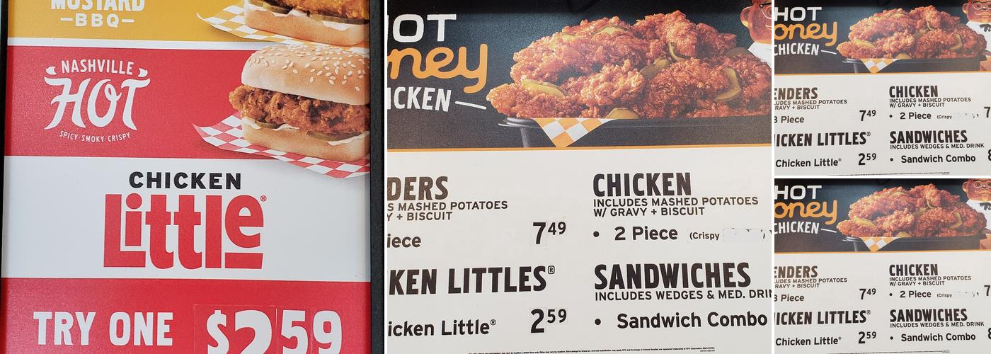 KFC Menu