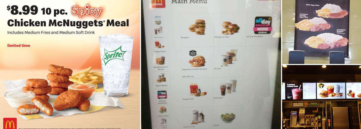 McDonald's Menu