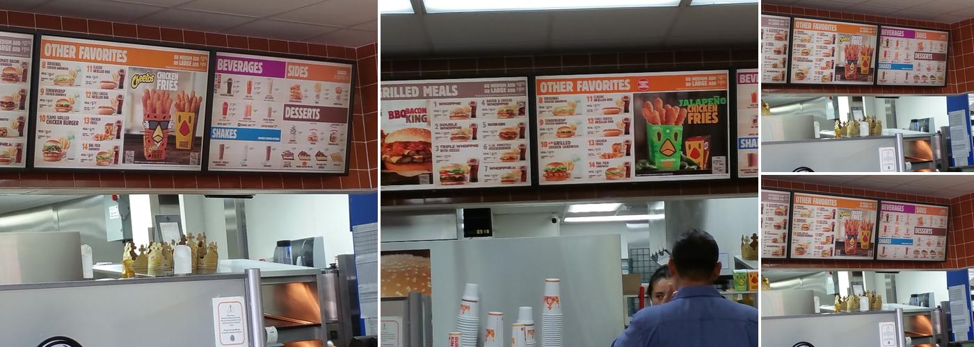 Burger King Menu