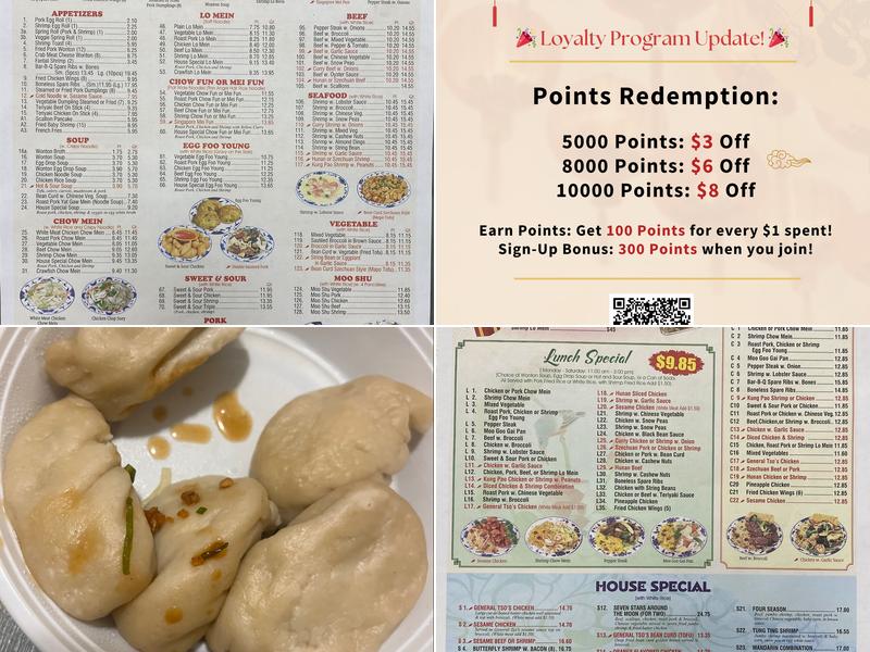 Tung Hing Kitchen Menu