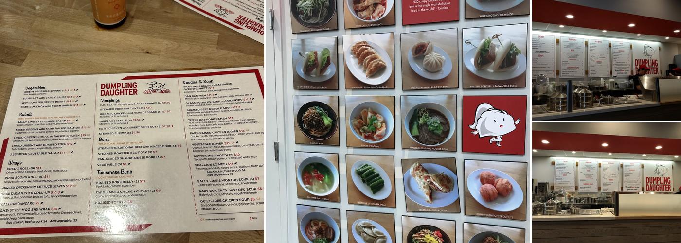 Dumpling Daughter Menu