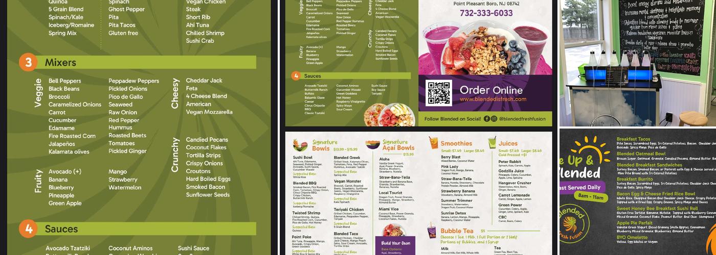 Blended Menu