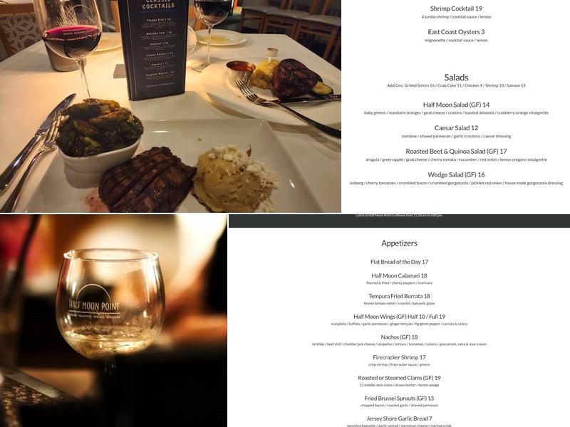 Half Moon Point Tavern & Grill Menu