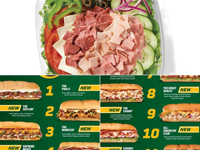 Subway Menu