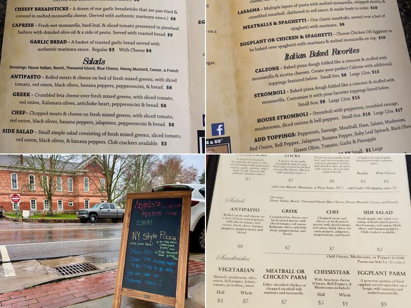 Angelo's Menu