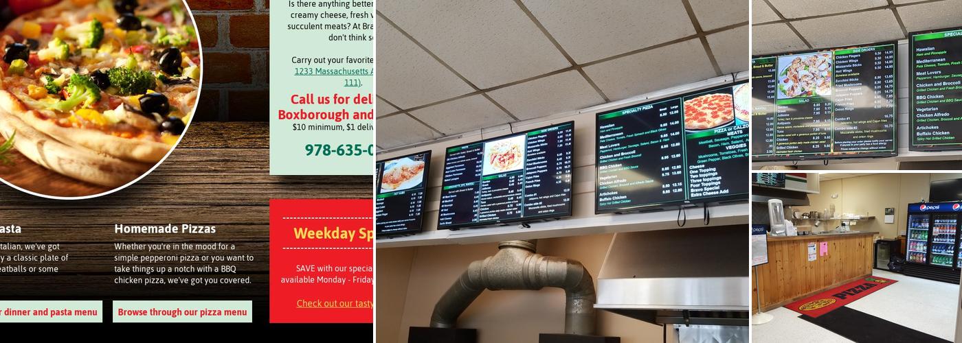Bravo Pizza Menu