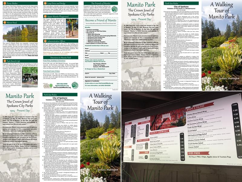 Park Bench Cafe Menu