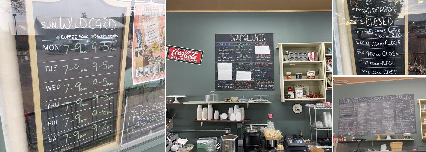 Moose Creek Cafe & Bakery Menu