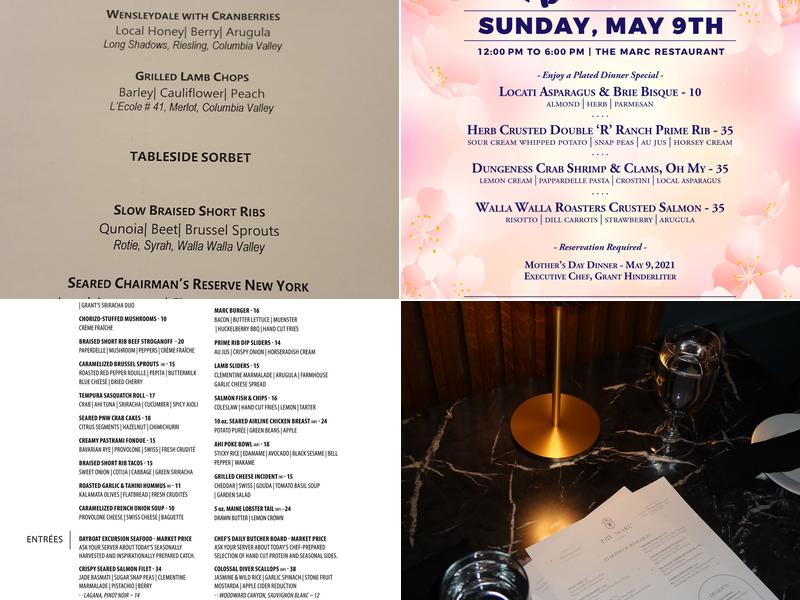The Marc Restaurant Menu