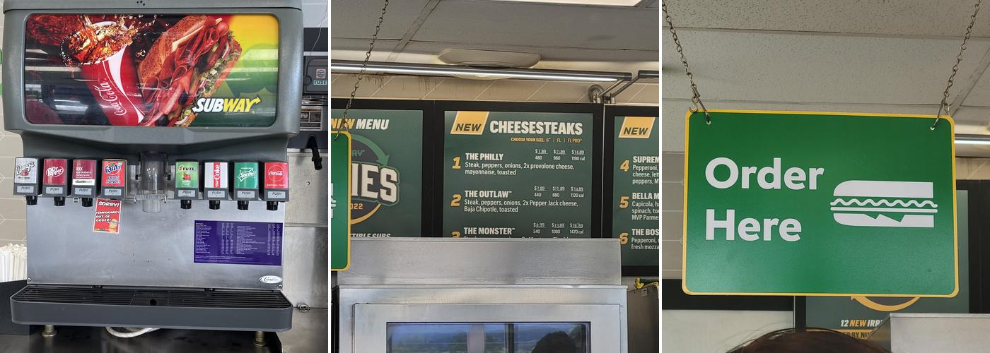 Subway Menu