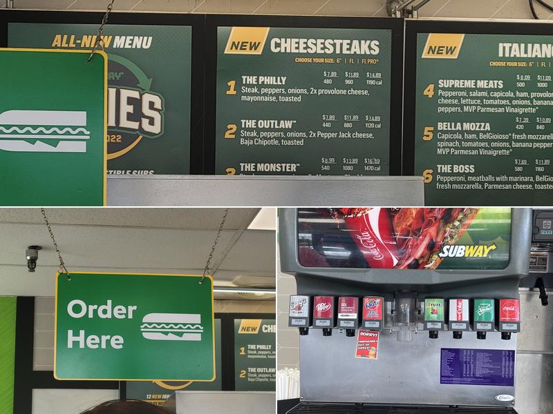 Subway Menu