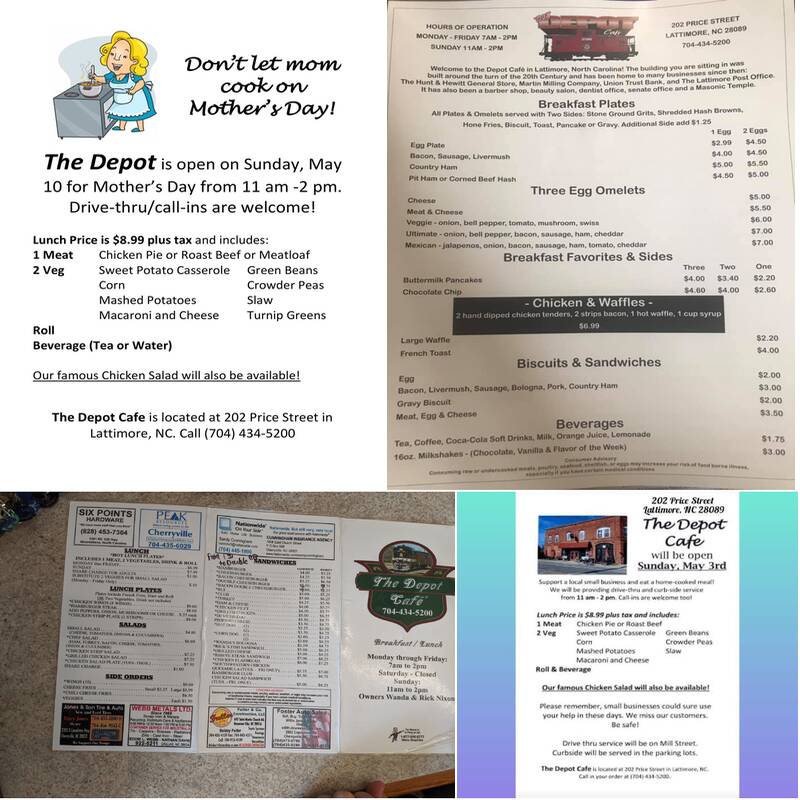 Depot Cafe, Lattimore Menu, Reviews (123), Photos (28) Restaurantji