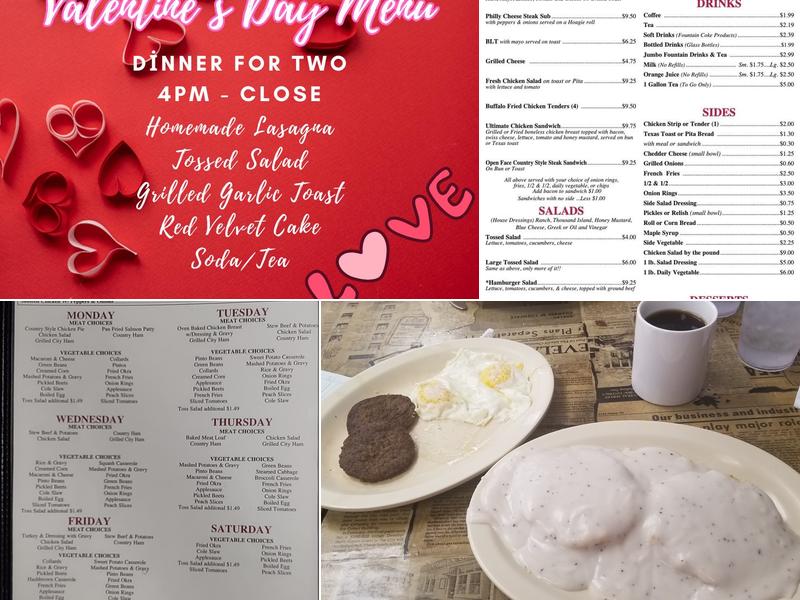 Shelby Cafe Menu