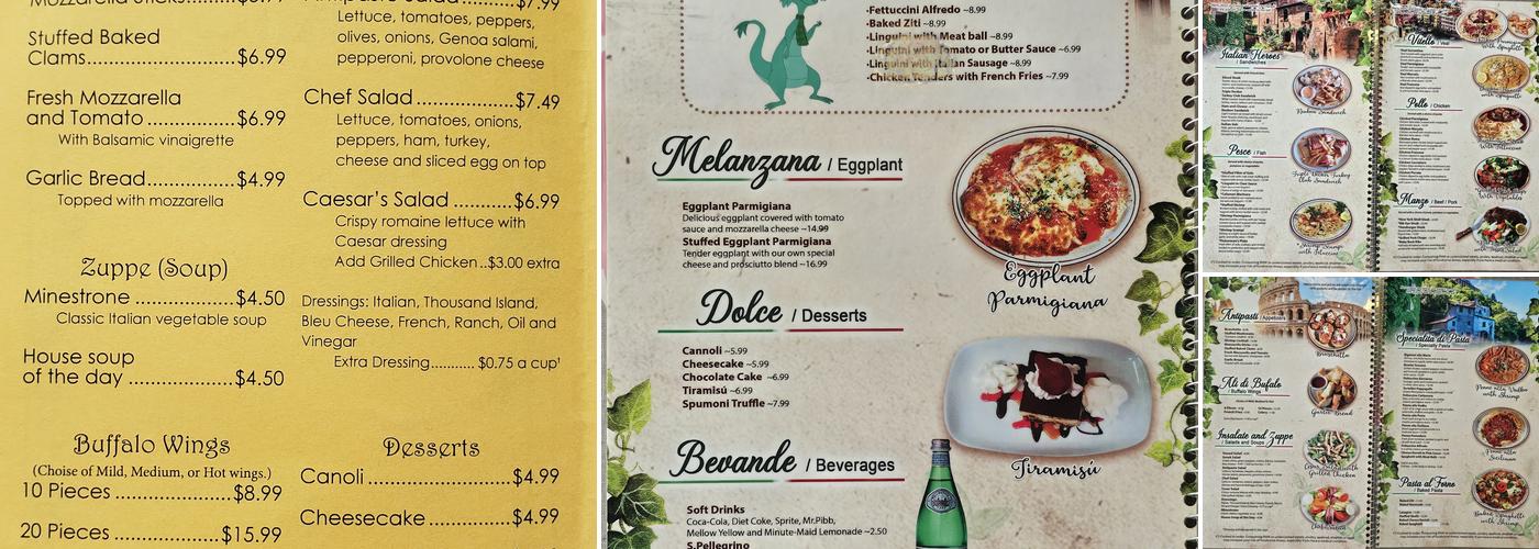 Mario's Restaurant Menu