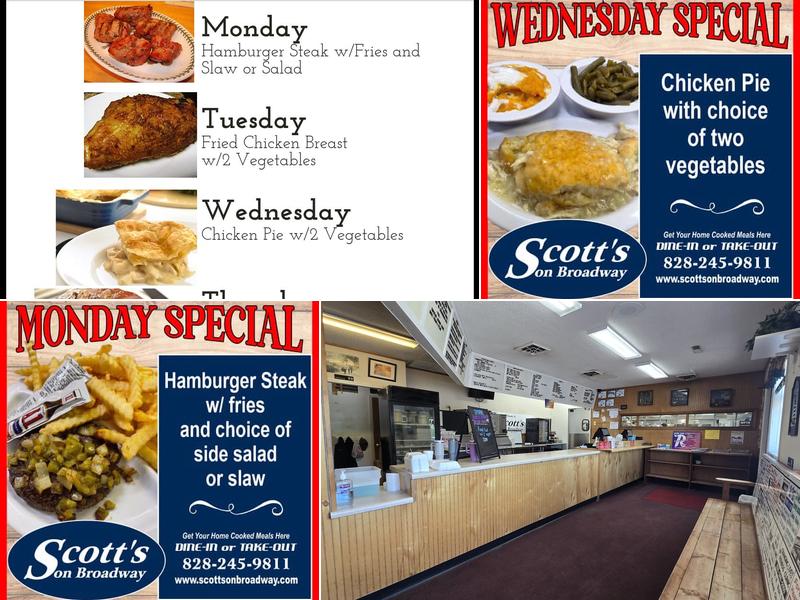 Scott's On Broadway Menu