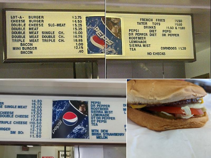 Lotta Burger Menu