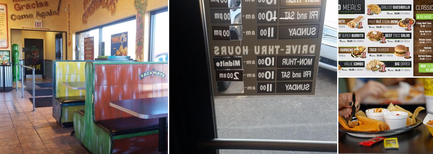 Taco Mayo Menu