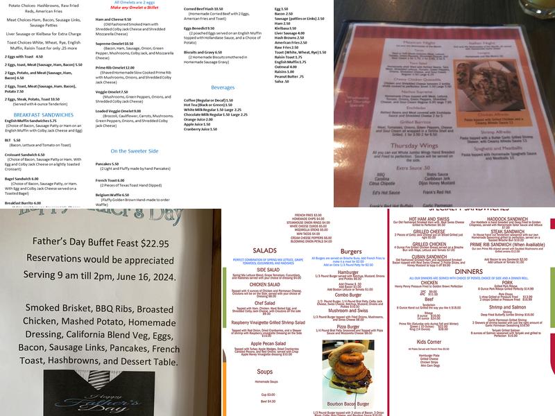 Good Times Restaurant & Banquet Menu