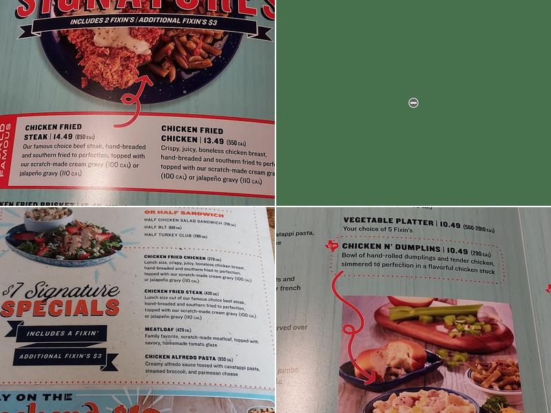 Cotton Patch Cafe Menu