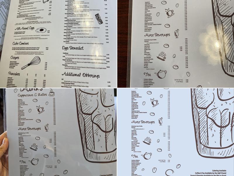 Cafe Cappuccino Menu