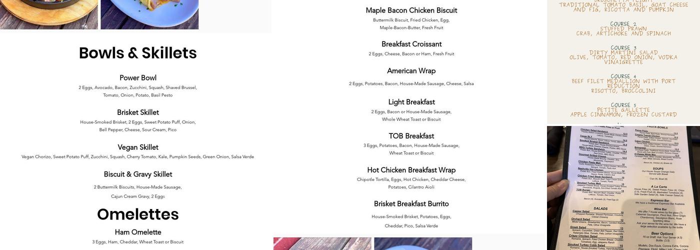 The Olive Branch Menu