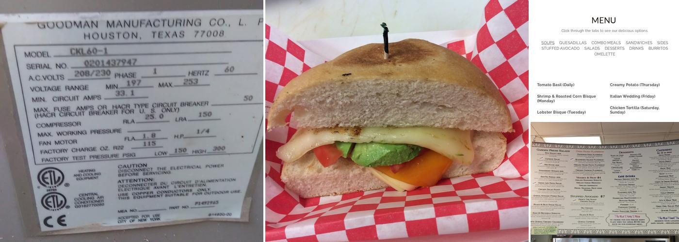 The Mix Cafe Menu
