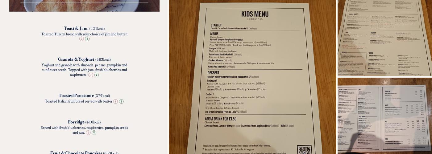 Carluccio's Menu