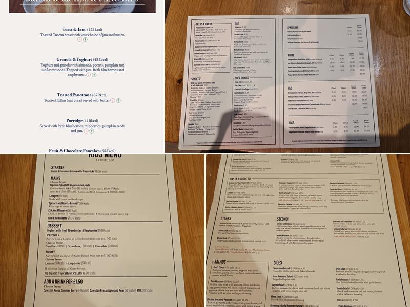 Carluccio's Menu