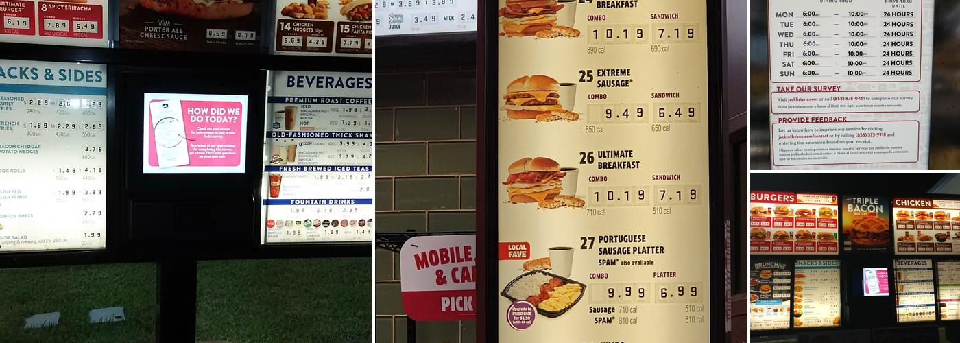 Jack In The Box Menu