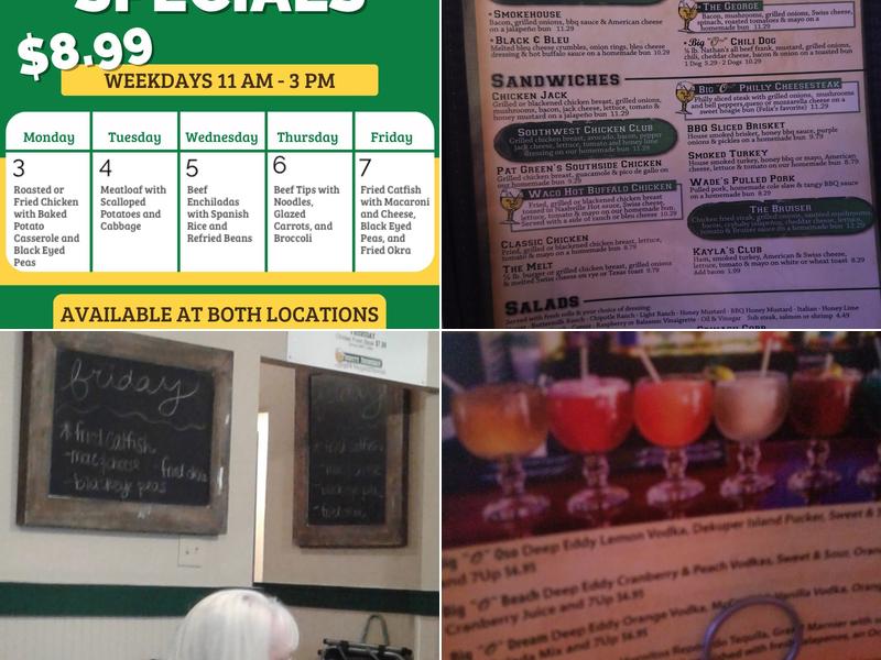 George’s Restaurant Bar & Catering #2 Menu