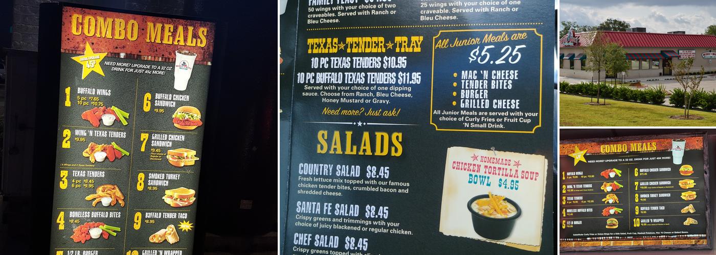 Wings 'N More Express Menu