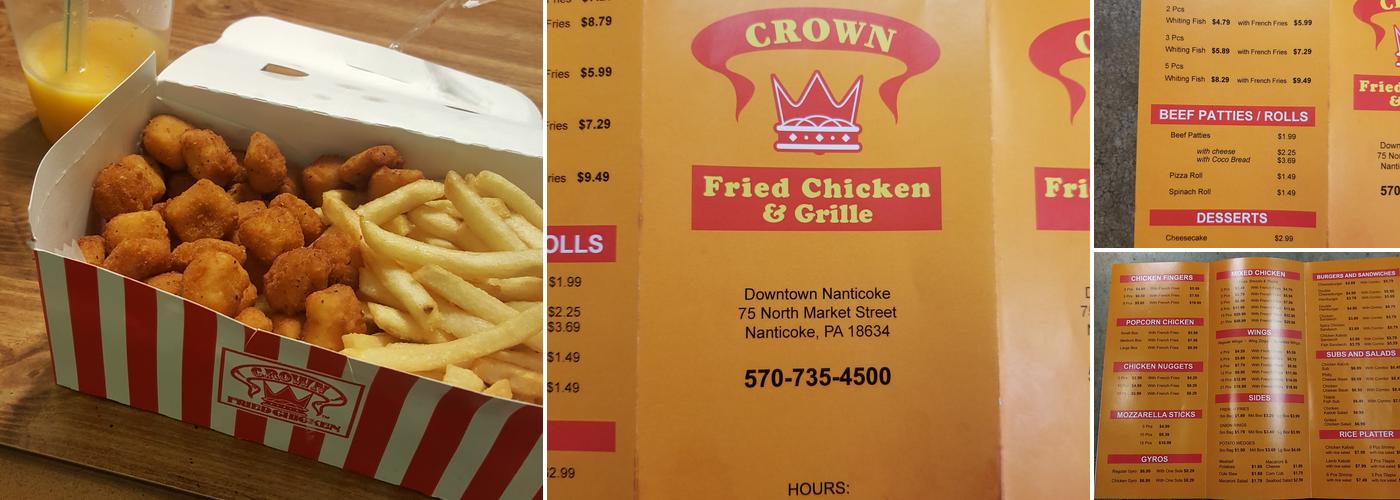 Crown Fried Chicken Menu