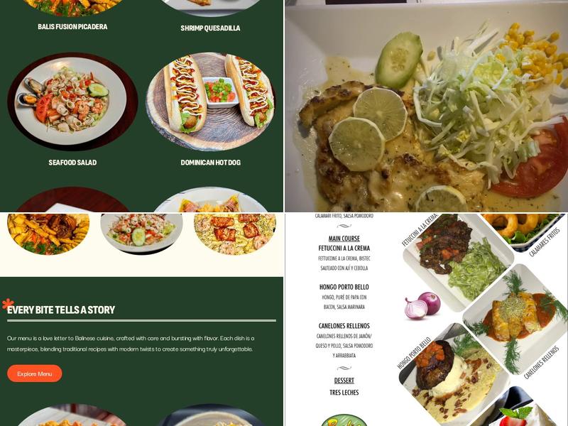 Balis Menu