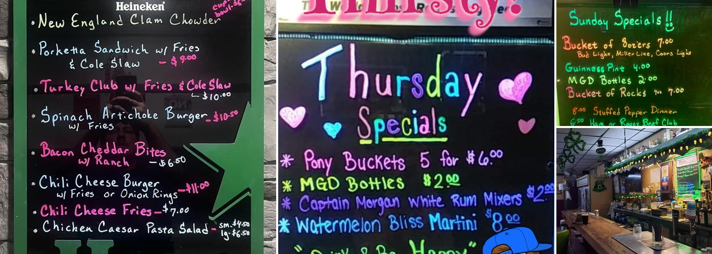 Sisko's Cafe Menu