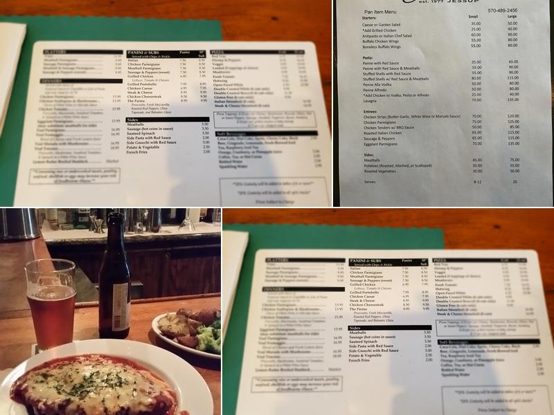 Cafe Colarusso Menu
