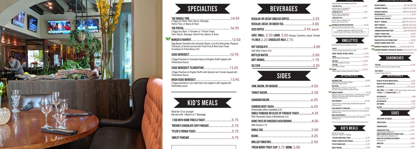 Eli's Place Menu