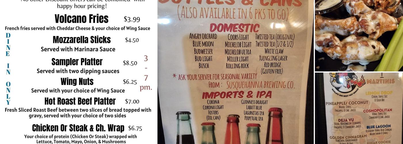Windsor Inn Menu