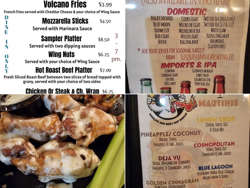 Windsor Inn Menu