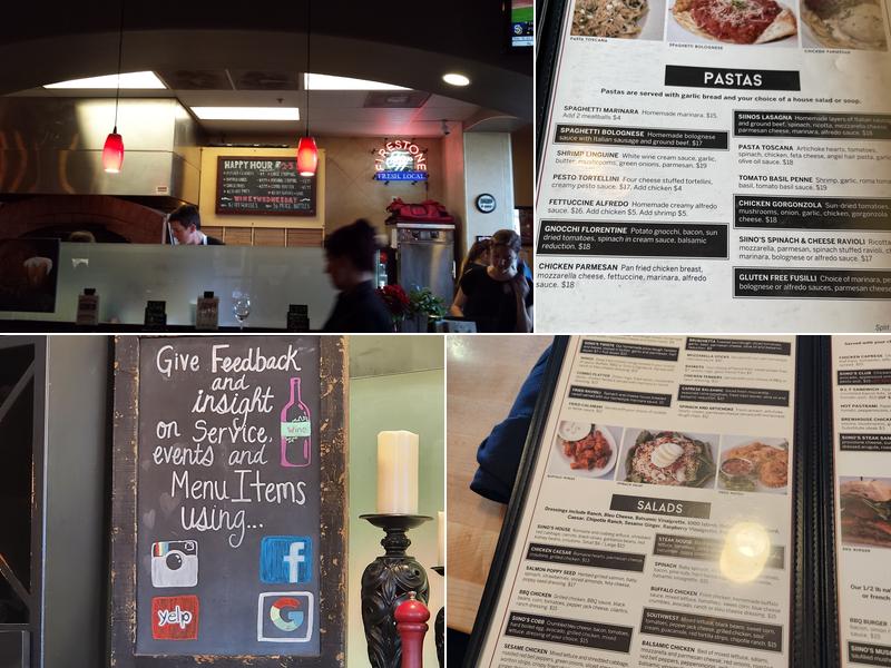 Siino's | Pizza, Pasta & Grill Menu