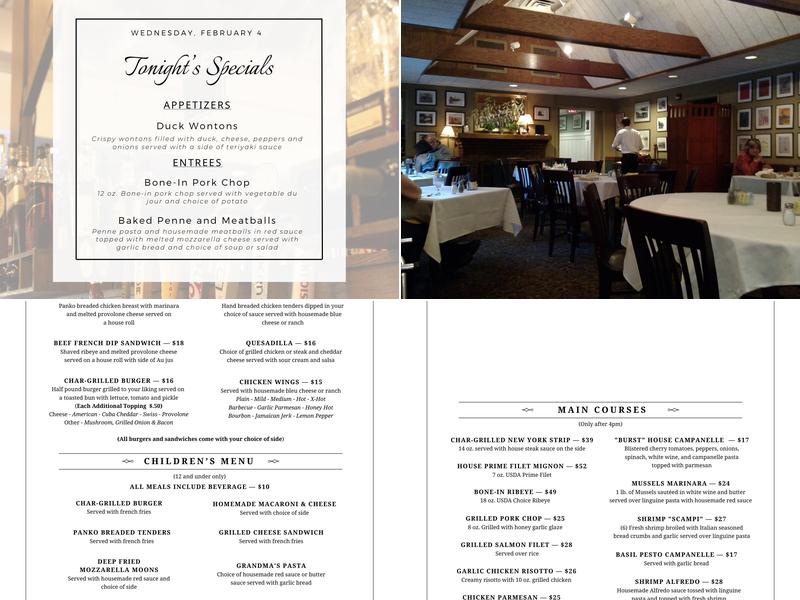 Moonwinks Menu
