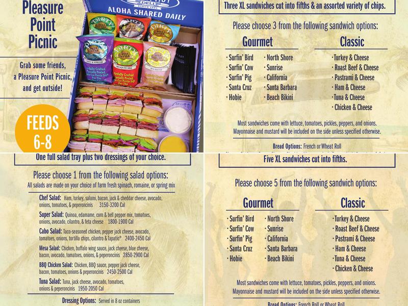 Beach Hut Deli Menu