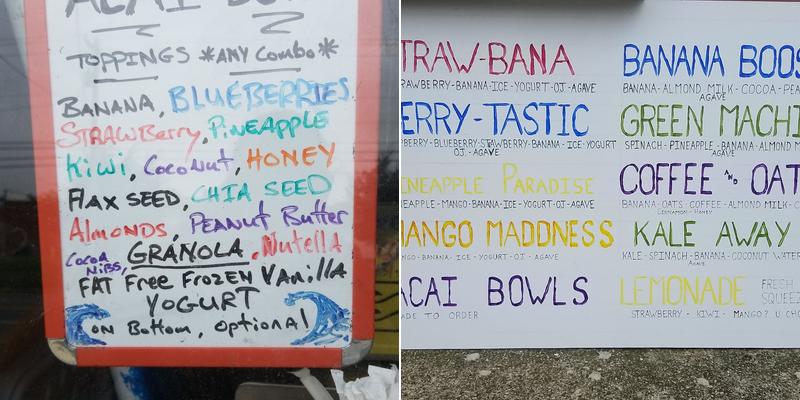 Tower Smoothies Menu