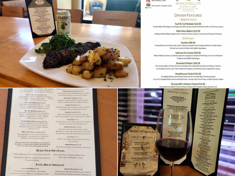 Romanelli's Garden Cafe Menu