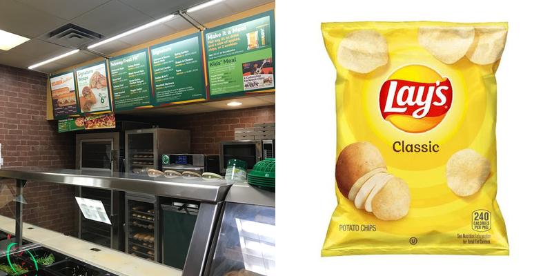 Subway Menu