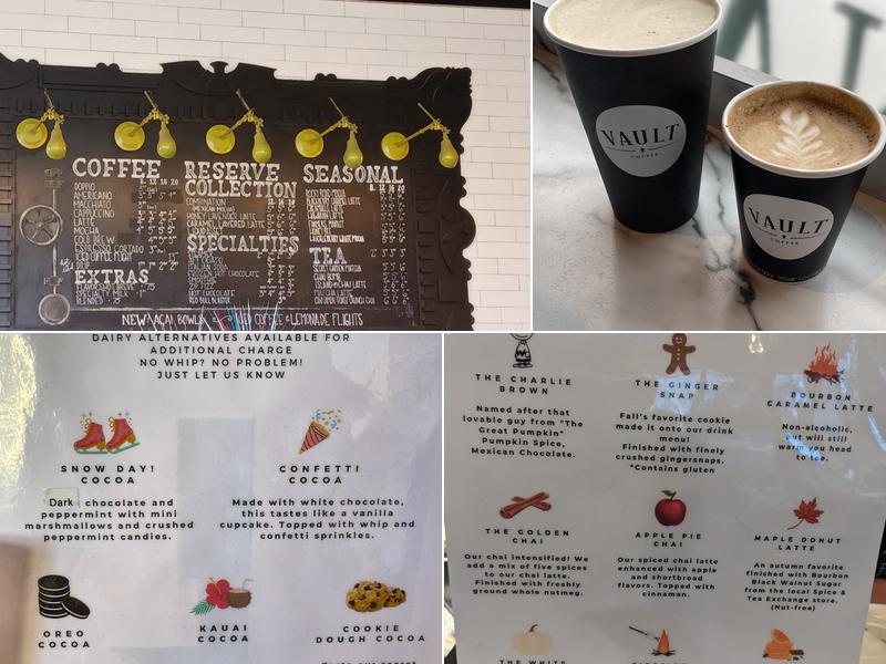 Vault Coffee Menu