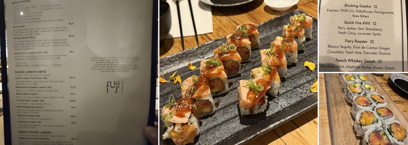 Fuji at Assembly Menu