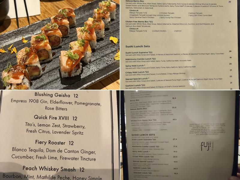 Fuji at Assembly Menu