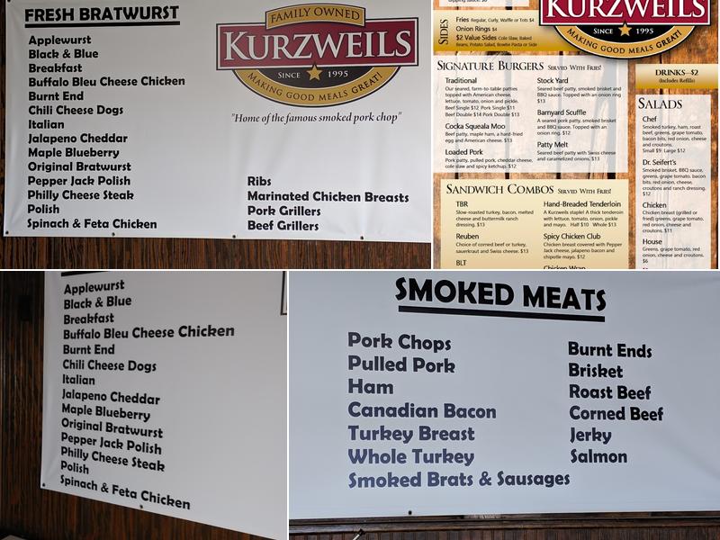 Kurzweil's Country Meats Menu